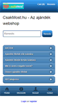 Mobile Screenshot of csakmost.com